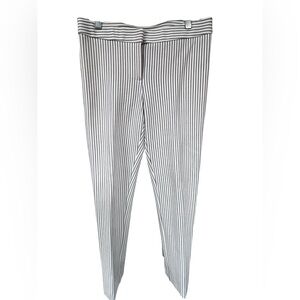 Amanda & Chelsea Women’s  Black and White Striped Dress Pants